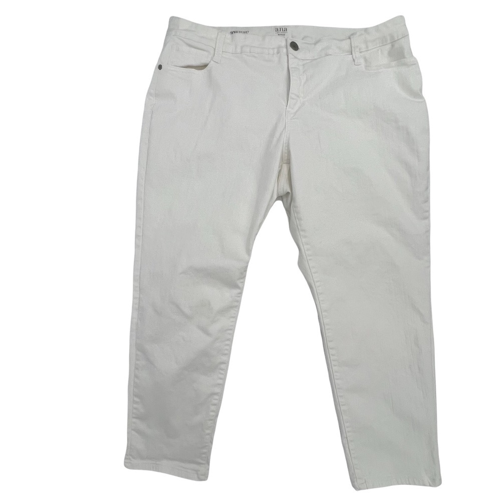 a.n.a White Skinny Ankle Jeans Size 20 W Women’s
